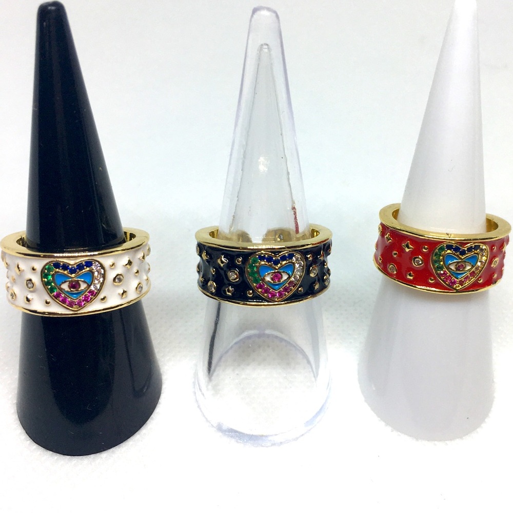 Enamel Ring- Adjustable.